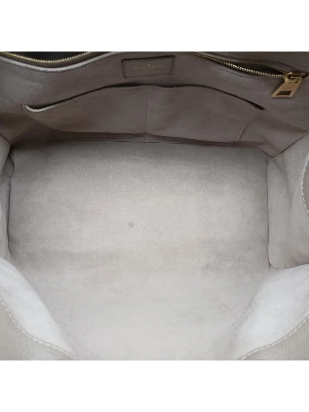 Louis Vuitton On The Go MM Beige Monogram Empreinte Tote